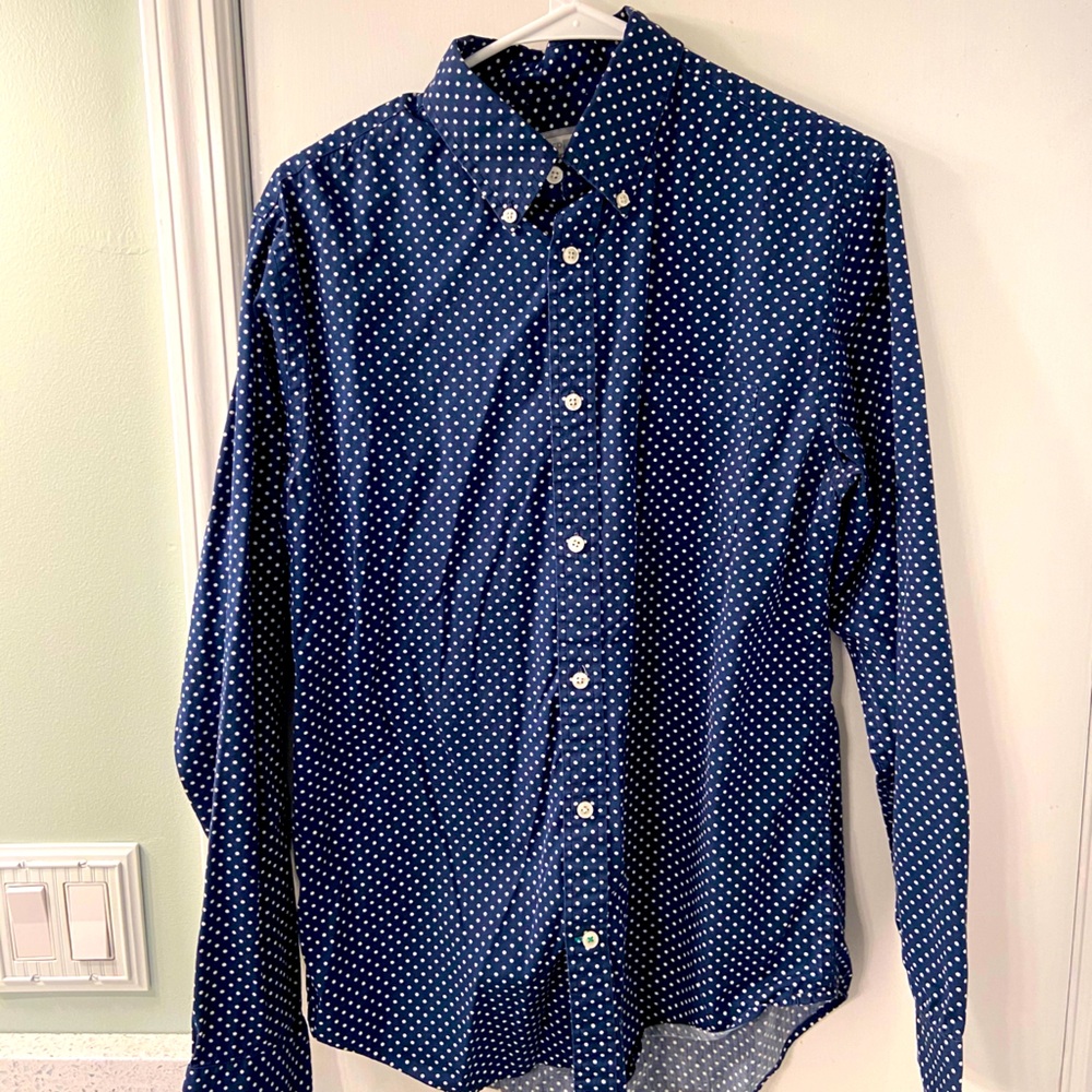 Polka Dot Jcp Button Down - image 1